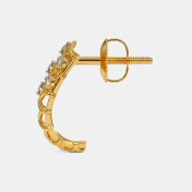 The Niyaashi J Hoop Earrings - thumb 4