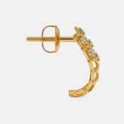 The Niyaashi J Hoop Earrings - thumb 6