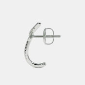 The Alizee J Hoop Earrings - thumb 4