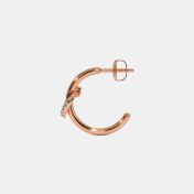 The Senna J Hoop Earrings - thumb 4