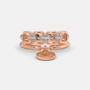 The Natana Stackable Charm Ring - thumb 4