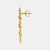 The Conjoined Blossoms Dangler Earrings - thumb 4