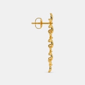 The Conjoined Blossoms Dangler Earrings - thumb 6