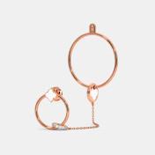 The Vinca Front Back Earrings - thumb 7