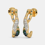 The Endora J Hoop Earrings - thumb 1