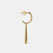 The Lipaz J Hoop Dangler Earrings - thumb 6