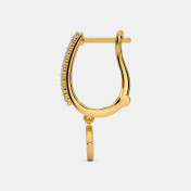 The Surahi Huggie Earrings - thumb 4