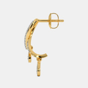 The Rayesha J Hoop Earrings - thumb 4