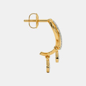 The Rayesha J Hoop Earrings - thumb 6