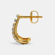 The Orella J Hoop Earrings - thumb 4