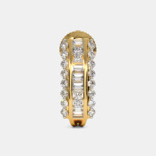 The Khyaati J Hoop Earrings - thumb 3