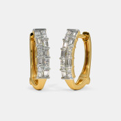 The Syndria Huggie Earrings - thumb 1