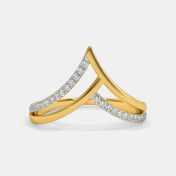 The Chiara Chevron Ring - thumb 8