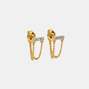 The Suki Multi Pierced Stud Earrings - thumb 3