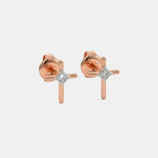 The Kacy Multi Pierced Stud Earrings - thumb 3