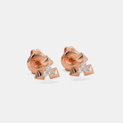 The Clio Multi Pierced Stud Earrings - thumb 3