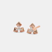 The Clio Multi Pierced Stud Earrings - thumb 1