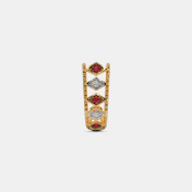 The Omaira J Hoop Earrings - thumb 4