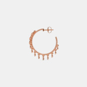 The Zairi Hoop Earrings - thumb 4