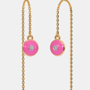 The Dinella Multi Pierced Sui Dhaga Earrings - thumb 4