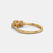The Joel Three Stone Solitaire Ring - thumb 6