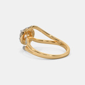 The Zelia Spiral Solitaire Ring - thumb 6
