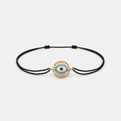 The Evil Eye Cord Bracelet - thumb 1