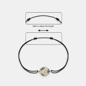 The Dainty Evil Eye Cord Bracelet - thumb 4