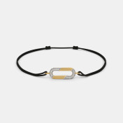 The Sleek Oval Cord Bracelet - thumb 1