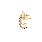 The Friederike J Hoop Earrings - thumb 4