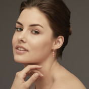 The Nava Roseate Drop Earrings - thumb 2
