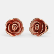 The Blooming Rose Stud Earrings - thumb 1