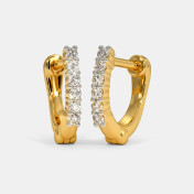 The Malani Multi Pierced Hoop Earrings - thumb 1