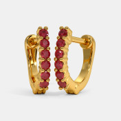 The Napua Multi Pierced Hoop Earrings - thumb 1