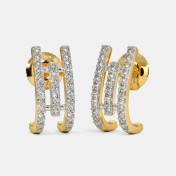 The Sanguine J Hoop Earrings - thumb 1