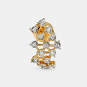 The Cherish J Hoop Earrings - thumb 3