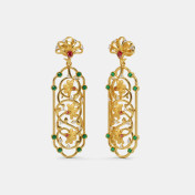 The Gul bahaar Drop Earrings - thumb 1