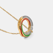 The Dainty Tricolour Pendant - thumb 6
