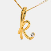 The Cursive K Necklace - thumb 1