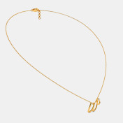 The Cursive W Necklace - thumb 6