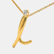 The Cursive I Necklace - thumb 1