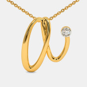 The Cursive A Necklace - thumb 3