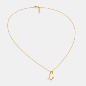 The Cursive C Necklace - thumb 5