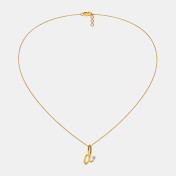 The Cursive D Necklace - thumb 2