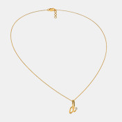 The Cursive D Necklace - thumb 4
