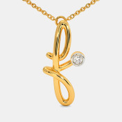 The Cursive F Necklace - thumb 4