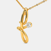 The Cursive F Necklace - thumb 1