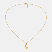 The Cursive H Necklace - thumb 2