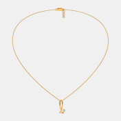 The Cursive L Necklace - thumb 3