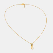 The Cursive L Necklace - thumb 5